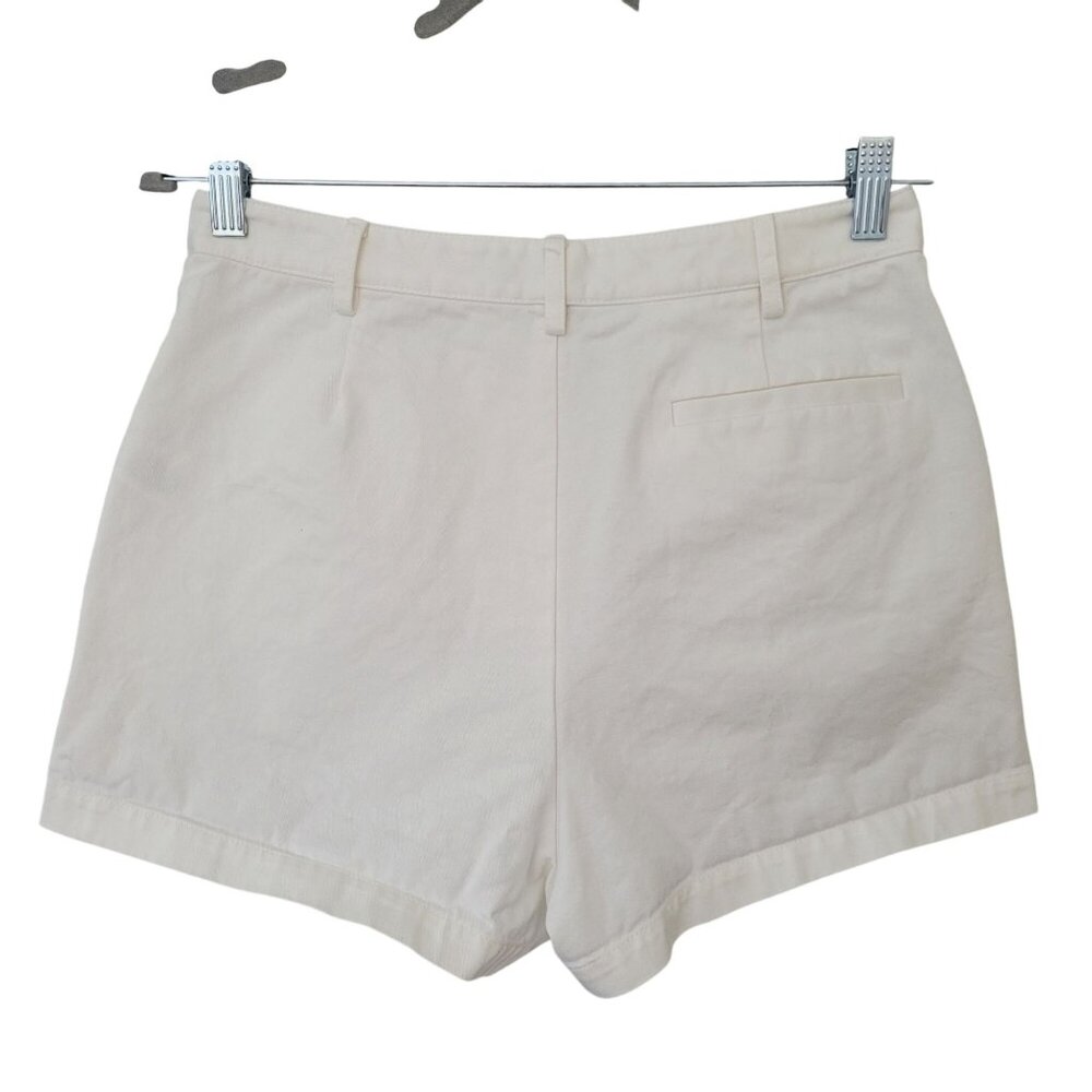 Nili Lotan Augusta Cotton Twill Shorts Womens Size 6 Made In USA - Picture 2 of 8